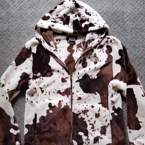 The North Face Cow Print Fleece Jacket